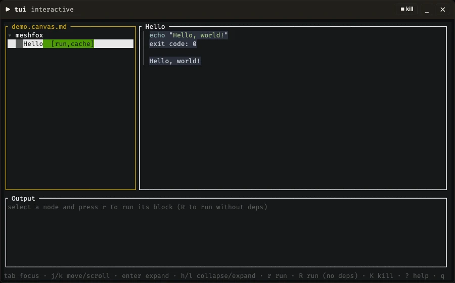 Terminal viewer screenshot